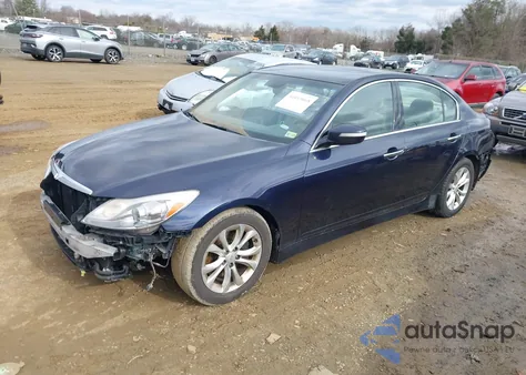 2013 Hyundai Genesis 3.8 z USA, uszkodzony, nr VIN KMHGC4DD1DU216041